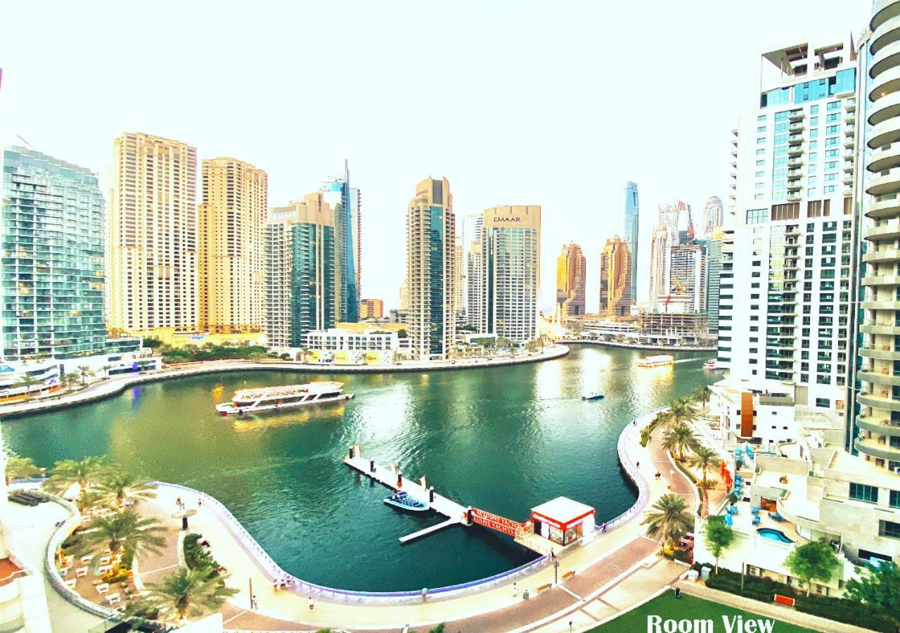 Full Sea View With Balcony - Studio Apartment - 10 Min To Jbr - Дубай Экстерьер фото